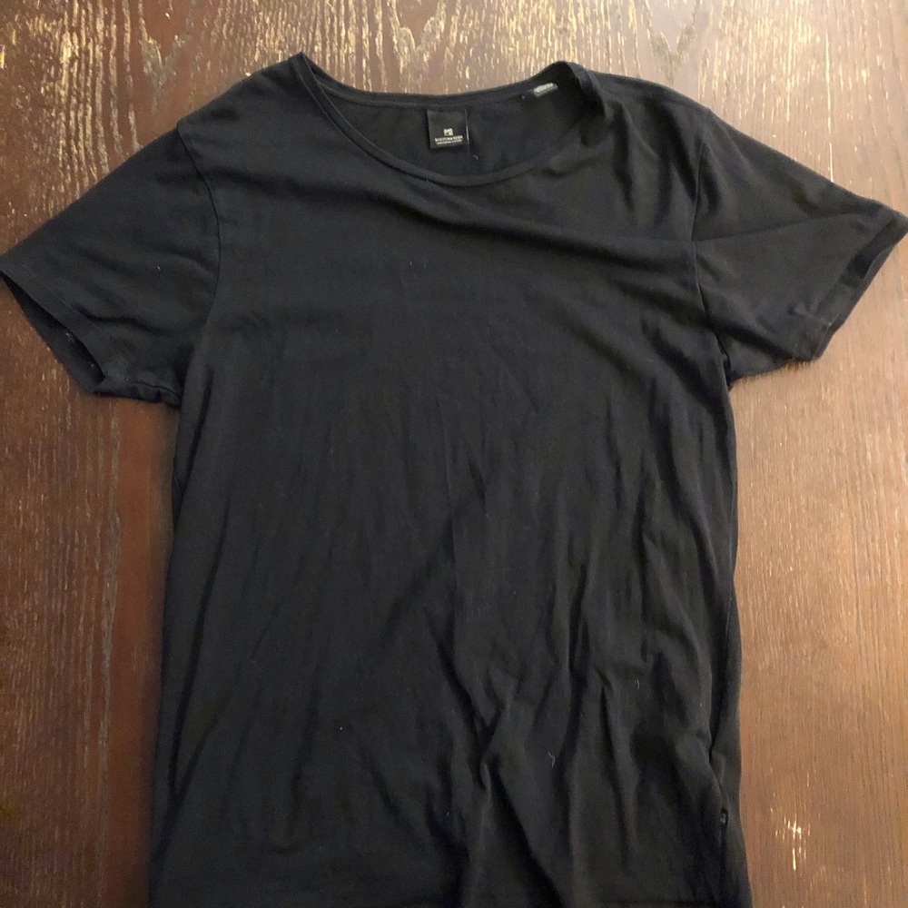 SCOTCH & SODA Classic Black Tee (S)